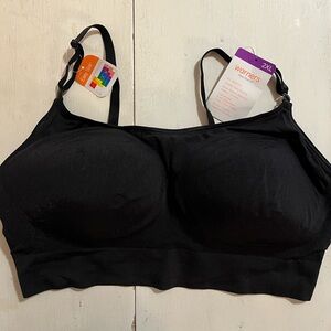 Warner's Easy Does It™ Wireless Comfort Bra, black, 2XL